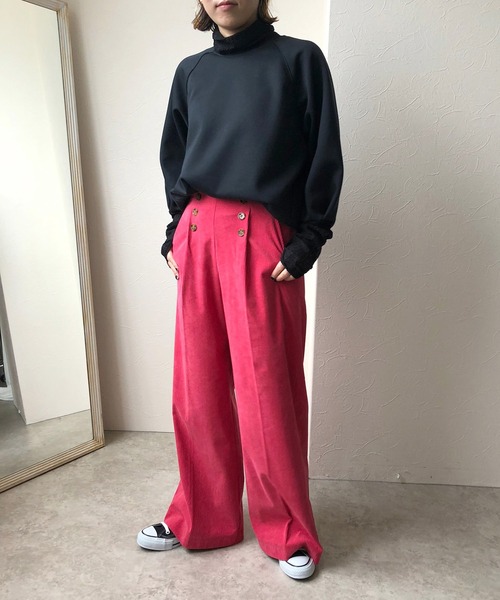 LHELBIE（レルビエ）の「レイヤードライクダンボールニットトップス（その他トップス・レディース・ブラック/ブルー/アイボリー/グレイッシュベージュ・M）」の11枚目の写真