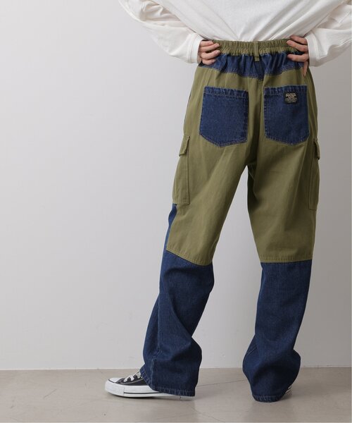 DOUBLE NAME（ダブルネーム）の「カーゴドッキングデニムストレートパンツ（その他パンツ・レディース・インディゴブルー/ブラック・FREE）」の19枚目の写真
