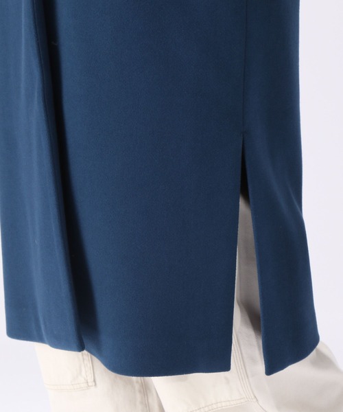 niko and...（ニコアンド）の「ウーリーマキシノーカラーコート（ノーカラーコート・レディース・ライトグレー/ダークブラウン/ネイビー/モカ/ダークブルー・MEDIUM/TALL）」の17枚目の写真