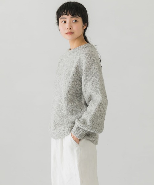 かぐれ（カグレ）の「アルパカウールラグランニット（ニット