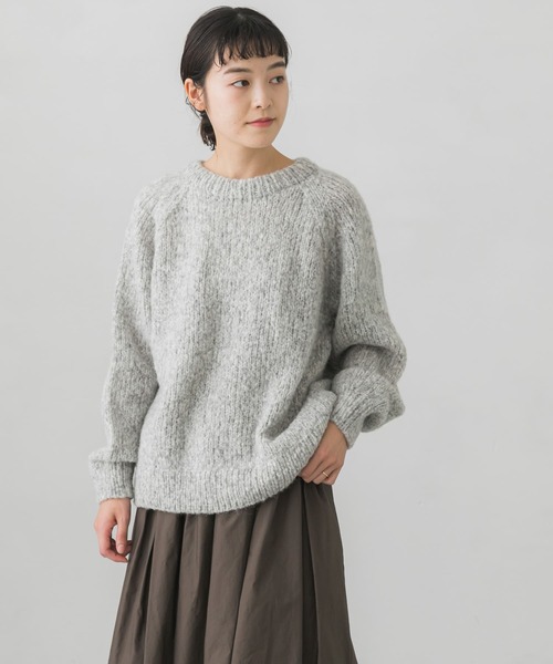 かぐれ（カグレ）の「アルパカウールラグランニット（ニット/セーター