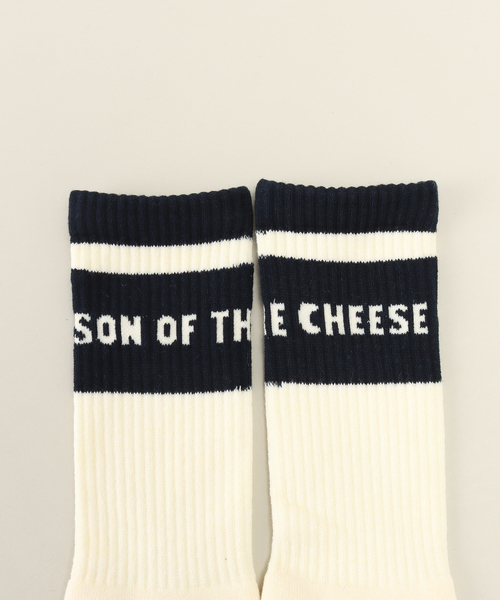 SON OF THE CHEESE(サノバチーズ)の「【SON OF THE CHEESE / サノバチーズ】POOL ソックス(ソックス/靴下・メンズ・ホワイト/サックスブルー・FREE)」の4枚目の写真