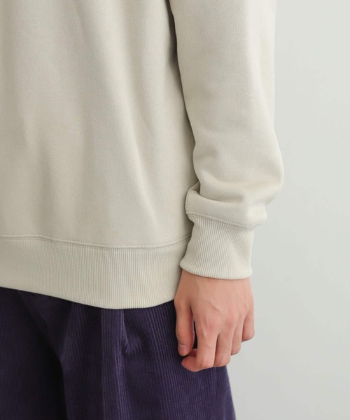 SENSE OF PLACE by URBAN RESEARCH（センスオブプレイスバイアーバンリサーチ）の「『ユニセックス』シシュウフェイクスエードスウェットシャツ（スウェット・メンズ・ライトブルー/ブラック/ブラウン/ライトベージュ・MEDIUM/LARGE）」の10枚目の写真