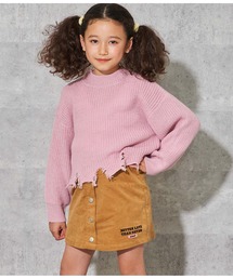 ANAP kids | ダメージクロップド丈ニットトップスセーター(ニット/セーター)
