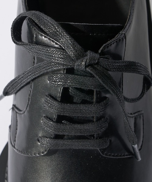 Lui's（ルイス）の「レザーダービーシューズ（ドレスシューズ・メンズ・ブラック・41/42/43）」の9枚目の写真