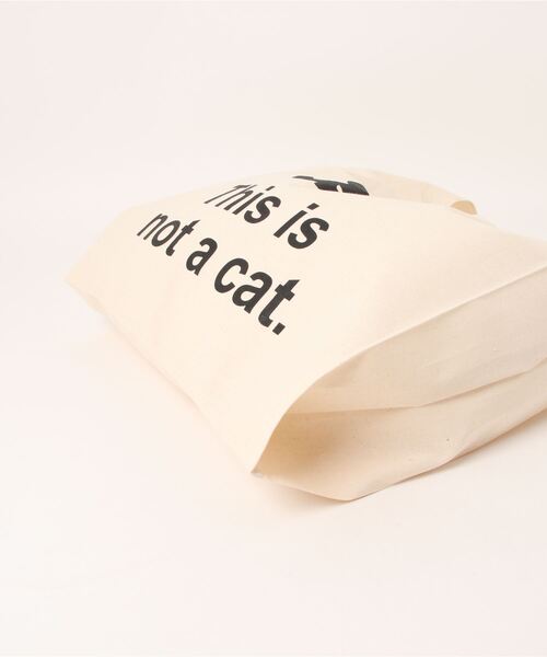This is not a cat.（ディスイズノットアキャット）の「This is not a cat.  / ディスイズ ノット ア キャット  コットン マルシェ バッグ cottonbag MDI（トートバッグ・レディース・その他1・FREE）」の4枚目の写真