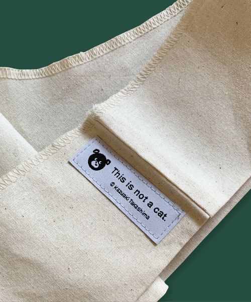 This is not a cat.（ディスイズノットアキャット）の「This is not a cat.  / ディスイズ ノット ア キャット  コットン マルシェ バッグ cottonbag MDI（トートバッグ・レディース・その他1・FREE）」の6枚目の写真
