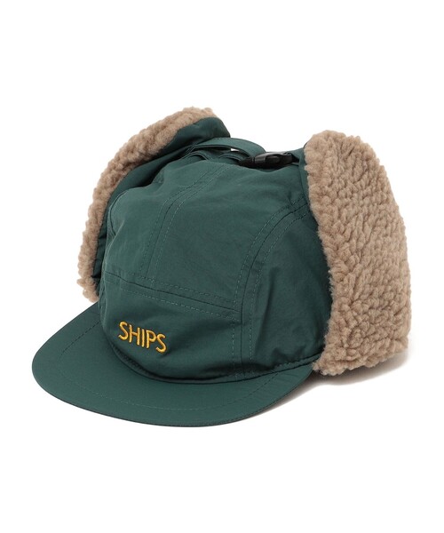 SHIPS(シップス)の「SHIPS KIDS:フライト キャップ(キャップ・キッズ・グリーン/ネイビー・MEDIUM/LARGE)」の2枚目の写真