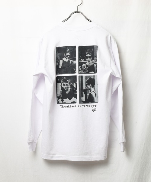 B.I.D.（ビーアイディー）の「《Radio Days》AUDREY HEPBURN（Tシャツ/カットソー・レディース・ホワイト/ブラック・LARGE/MEDIUM/X-LARGE）」の11枚目の写真