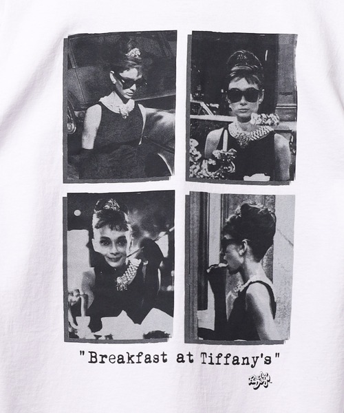 B.I.D.（ビーアイディー）の「《Radio Days》AUDREY HEPBURN（Tシャツ/カットソー・レディース・ホワイト/ブラック・LARGE/MEDIUM/X-LARGE）」の10枚目の写真