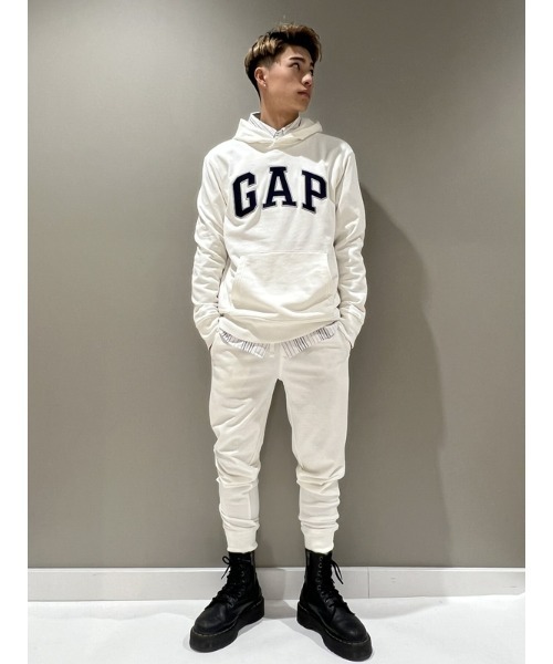 GAP(ギャップ)の「GAPアーチロゴ フレンチテリージョガーパンツ(ユニセックス)(スウェットパンツ・メンズ・ブラック/グレー/オフホワイト/ネイビー/ベージュ・XS/S/M/L/XL/XXS)」の20枚目の写真