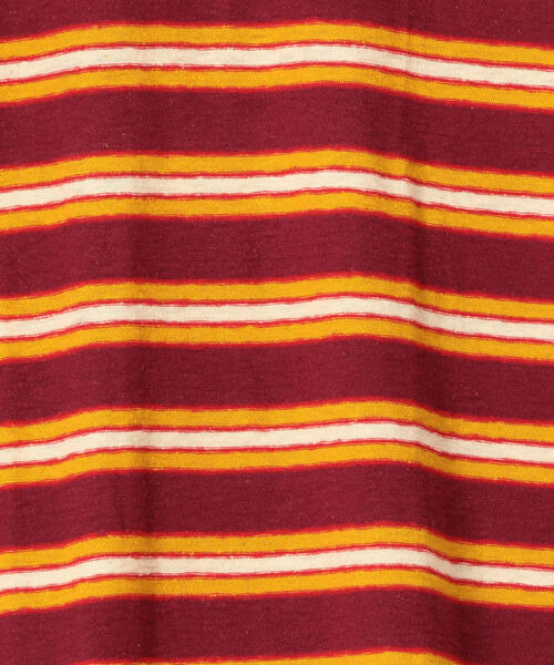 JAMES PERSE(ジェームスパース)の「マルチボーダー クルーネックTシャツ WVMS3770(Tシャツ/カットソー・レディース・オレンジ系その他2・1/2/0)」の3枚目の写真