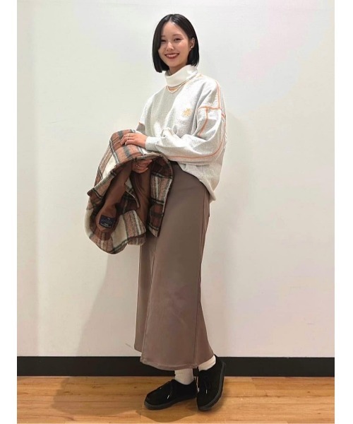 Lee(リー)の「【Lee】配色ステッチスウェット(スウェット・レディース・グレー・M)」の13枚目の写真