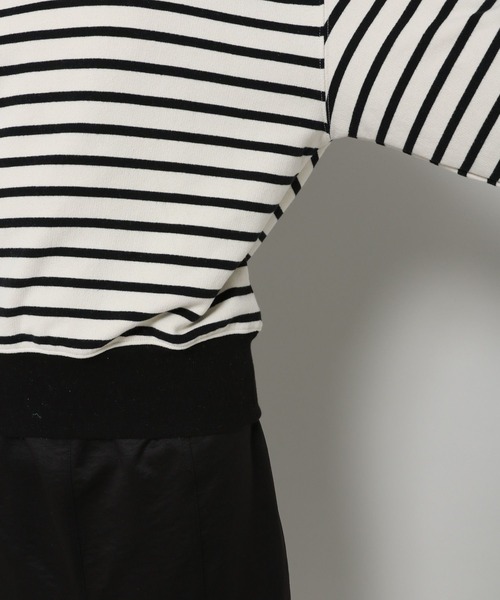 MAGPIEROBIN（マグパイロビン）の「MAGPIE ROBIN／ボーダーカラーロングスリーブ 2186351（スウェット・レディース・ネイビー/グレー/アイボリー・FREE）」の22枚目の写真