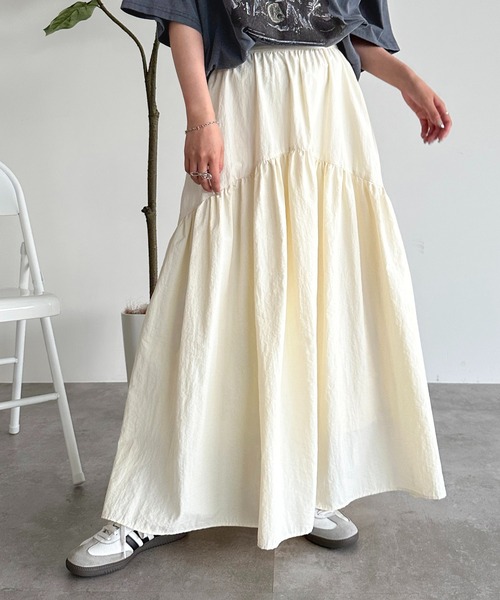 apres jour mignon（アプレジュールミニョン）の「ボリュームデザインスカート【ZOZOTOWN限定アイテム】（スカート・レディース・アイボリー/ベージュ/ブラック/その他/ブルー/チャコールグレー/ブルー系その他/ブラック系その他・MEDIUM/SMALL/X-LARGE）」の16枚目の写真