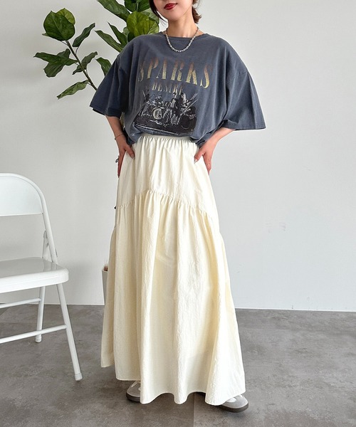 apres jour mignon（アプレジュールミニョン）の「ボリュームデザインスカート【ZOZOTOWN限定アイテム】（スカート・レディース・アイボリー/ベージュ/ブラック/その他/ブルー/チャコールグレー/ブルー系その他/ブラック系その他・MEDIUM/SMALL/X-LARGE）」の19枚目の写真