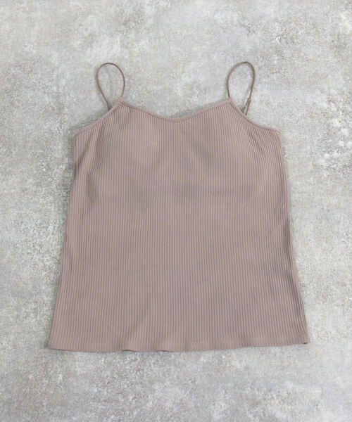 fredy emue（フレディエミュ）の「カップ付きキャミソール（キャミソール・レディース・オフホワイト/ブラウン/ブラック・38）」の10枚目の写真