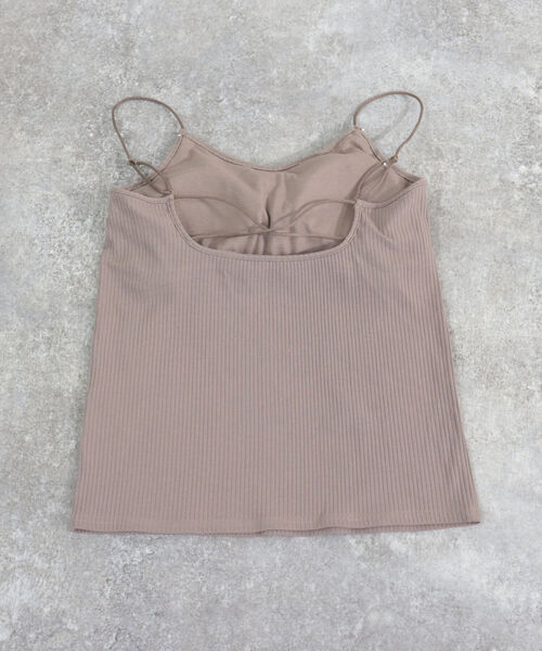 fredy emue（フレディエミュ）の「カップ付きキャミソール（キャミソール・レディース・オフホワイト/ブラウン/ブラック・38）」の12枚目の写真