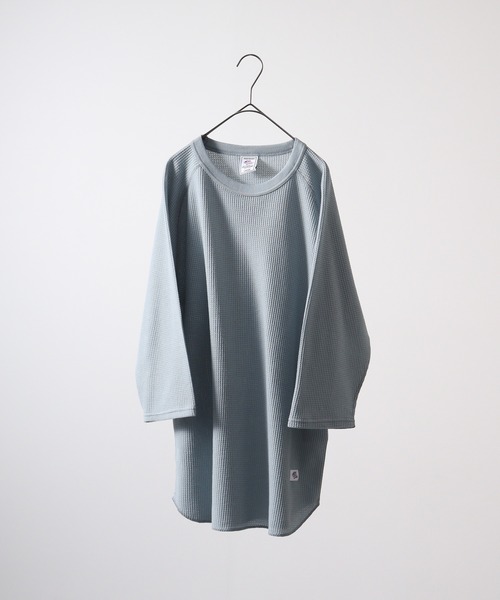 JEMORGAN（ジェーイーモーガン）の「JEMORGAN ラグラン７分袖クルーＴ（Tシャツ/カットソー・メンズ・杢グレー/ホワイト/ブラック/ネイビー/カーキ/サックスブルー/ナチュラル/ホワイト系その他/ブラウン系/ホワイト系/グレー系/ネイビー系/マスタード/モカ/グリーン・M/XL/L/S）」の13枚目の写真