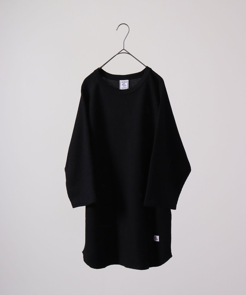 JEMORGAN（ジェーイーモーガン）の「JEMORGAN ラグラン７分袖クルーＴ（Tシャツ/カットソー・メンズ・杢グレー/ホワイト/ブラック/ネイビー/カーキ/サックスブルー/ナチュラル/ホワイト系その他/ブラウン系/ホワイト系/グレー系/ネイビー系/マスタード/モカ/グリーン・M/XL/L/S）」の4枚目の写真