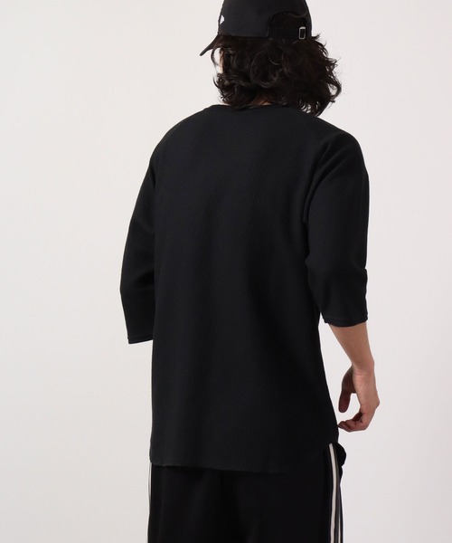 JEMORGAN（ジェーイーモーガン）の「JEMORGAN ラグラン７分袖クルーＴ（Tシャツ/カットソー・メンズ・杢グレー/ホワイト/ブラック/ネイビー/カーキ/サックスブルー/ナチュラル/ホワイト系その他/ブラウン系/ホワイト系/グレー系/ネイビー系/マスタード/モカ/グリーン・M/XL/L/S）」の21枚目の写真