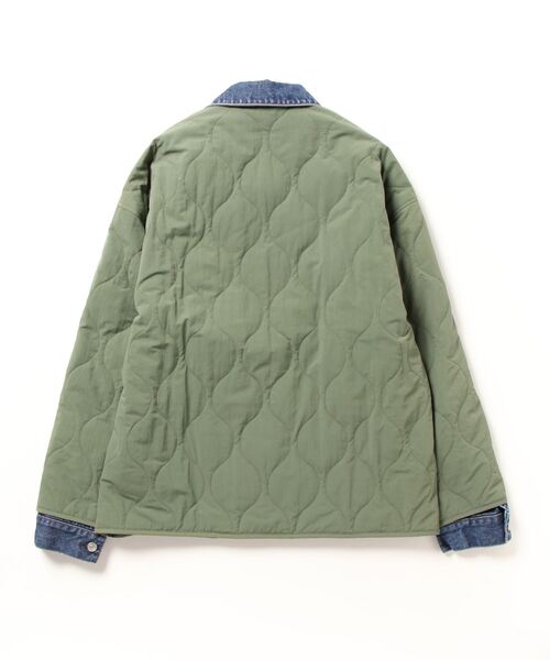 SOFTHYPHEN（ソフトハイフン）の「DENIM DETAIL QUILTED JACKET