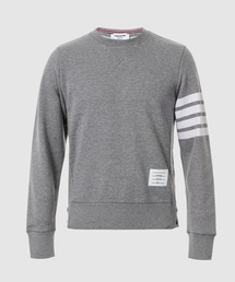 THOM BROWNE | CLASSIC SWEATSHIRT WITH ENGINEERED 4 BAR SLEEVE IN CLASSIC LOOP BACK(スウェット)