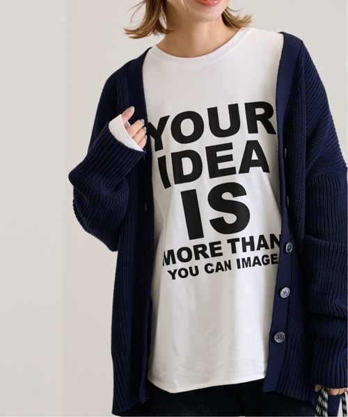 FRAMeWORK(フレームワーク)の「≪追加≫ロゴロンTee4(Tシャツ/カットソー・レディース・ホワイト・FREE)」の1枚目の写真