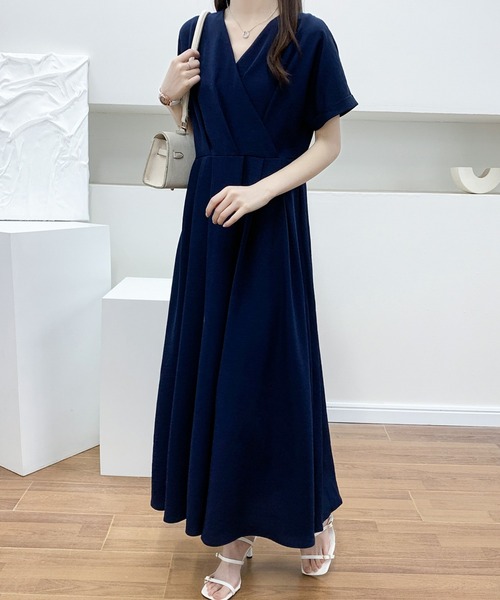 ADORE★新品★カシュクールワンピース セール】カシュクールAラインフレアワンピース（ワンピース