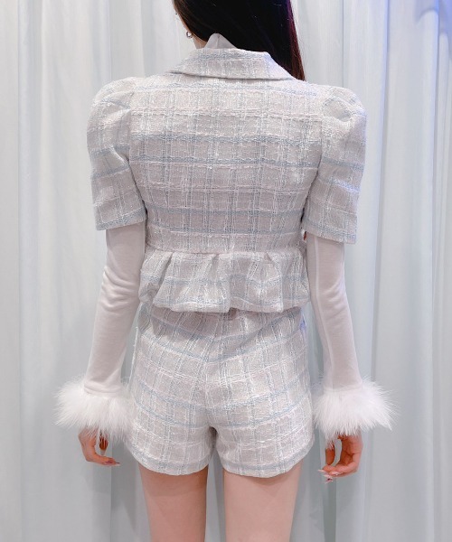 lilLilly（リルリリー）の「ファンシーツイードジャケット（テーラードジャケット・レディース・マルチ・FREE）」の19枚目の写真