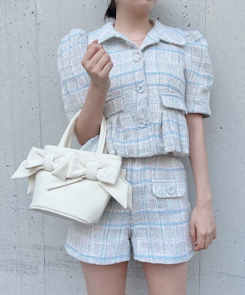 lilLilly（リルリリー）の「ファンシーツイードジャケット（テーラードジャケット・レディース・マルチ・FREE）」の17枚目の写真