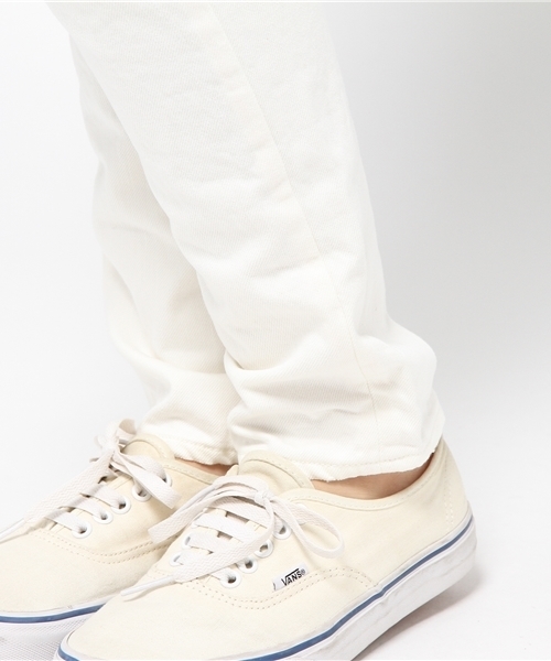 Denime（ドゥニーム）の「【MadeInJapan】CLASH WHITE DENIM STRAIGHT PANTS/クラッシュホワイトデニムパンツ（デニムパンツ・レディース・ホワイト・X-SMALL/SMALL/MEDIUM）」の10枚目の写真