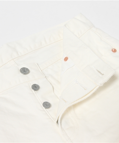 Denime（ドゥニーム）の「【MadeInJapan】CLASH WHITE DENIM STRAIGHT PANTS/クラッシュホワイトデニムパンツ（デニムパンツ・レディース・ホワイト・X-SMALL/SMALL/MEDIUM）」の11枚目の写真