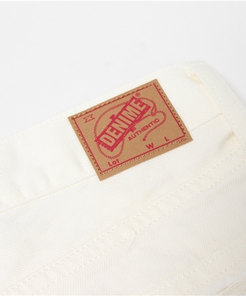 Denime（ドゥニーム）の「【MadeInJapan】CLASH WHITE DENIM STRAIGHT PANTS/クラッシュホワイトデニムパンツ（デニムパンツ・レディース・ホワイト・X-SMALL/SMALL/MEDIUM）」の12枚目の写真