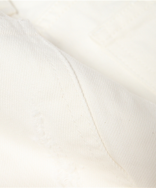 Denime（ドゥニーム）の「【MadeInJapan】CLASH WHITE DENIM STRAIGHT PANTS/クラッシュホワイトデニムパンツ（デニムパンツ・レディース・ホワイト・X-SMALL/SMALL/MEDIUM）」の6枚目の写真