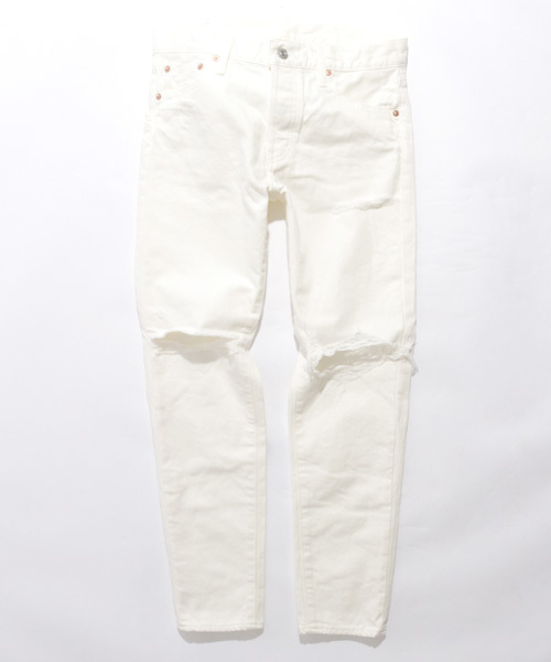 Denime（ドゥニーム）の「【MadeInJapan】CLASH WHITE DENIM STRAIGHT PANTS/クラッシュホワイトデニムパンツ（デニムパンツ・レディース・ホワイト・X-SMALL/SMALL/MEDIUM）」の17枚目の写真