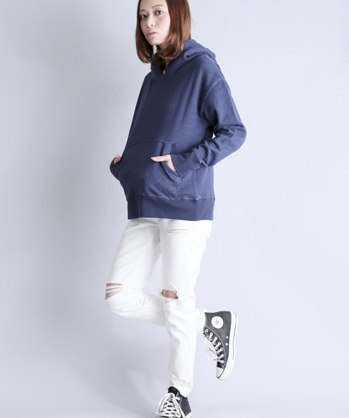 Denime（ドゥニーム）の「【MadeInJapan】CLASH WHITE DENIM STRAIGHT PANTS/クラッシュホワイトデニムパンツ（デニムパンツ・レディース・ホワイト・X-SMALL/SMALL/MEDIUM）」の20枚目の写真