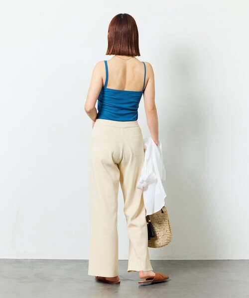 FREAK'S STORE（フリークスストア）の「【限定展開】テレコリブカップ付キャミソール（キャミソール・レディース・ブラック/モカ/ナチュラル/ブルー・ﾌﾘ-）」の21枚目の写真