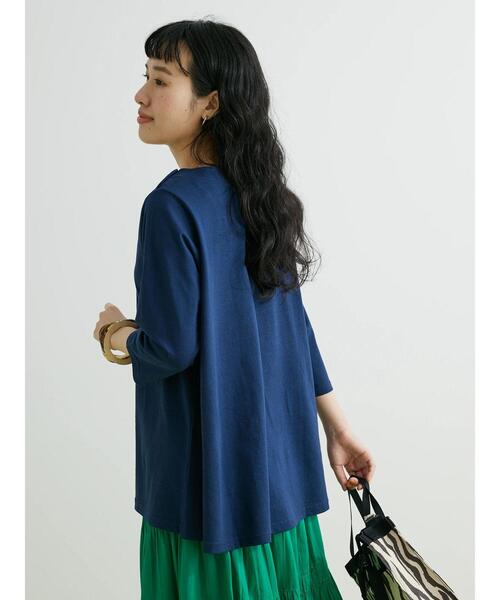 CRAFT STANDARD BOUTIQUE（クラフトスタンダードブティック）の「フレアーラインプルオーバー　◆（Tシャツ/カットソー・レディース・ホワイト/グリーン/ネイビー・FREE）」の21枚目の写真