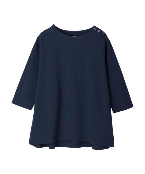 CRAFT STANDARD BOUTIQUE（クラフトスタンダードブティック）の「フレアーラインプルオーバー　◆（Tシャツ/カットソー・レディース・ホワイト/グリーン/ネイビー・FREE）」の8枚目の写真