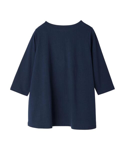 CRAFT STANDARD BOUTIQUE（クラフトスタンダードブティック）の「フレアーラインプルオーバー　◆（Tシャツ/カットソー・レディース・ホワイト/グリーン/ネイビー・FREE）」の7枚目の写真