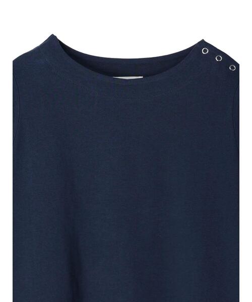 CRAFT STANDARD BOUTIQUE（クラフトスタンダードブティック）の「フレアーラインプルオーバー　◆（Tシャツ/カットソー・レディース・ホワイト/グリーン/ネイビー・FREE）」の6枚目の写真