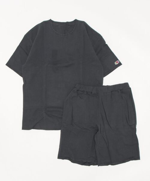 【セール】【FRUIT OF THE LOOM】裏毛S/Sセットアップ（ルームウェア/パジャマ）｜FRUIT OF THE LOOM（フルーツオブザルーム）