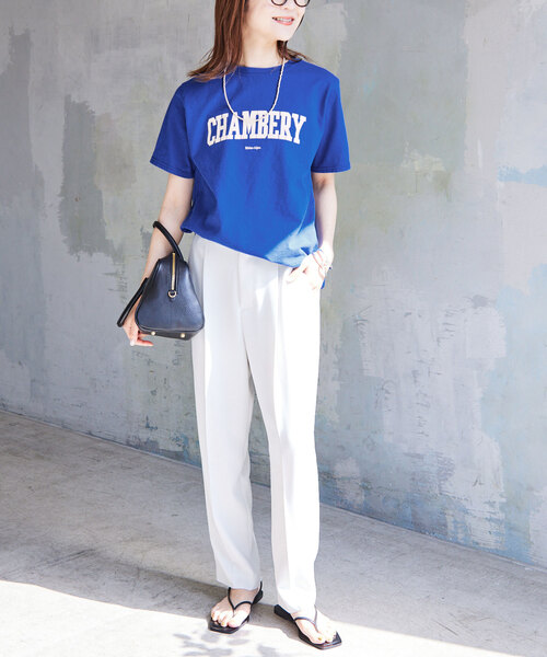 SLOBE IENA（スローブイエナ）の「CHAMBERYロゴTEE（Tシャツ