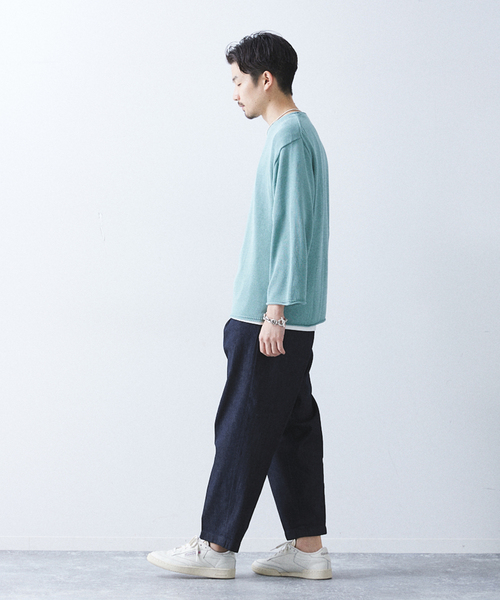 allery(アレリー)の「【allery / アレリ―】"リラックス" DENIM SLACKS(デニムパンツ・メンズ・ホワイト/ブルー系その他/ブルー・SMALL/MEDIUM/LARGE)」の9枚目の写真