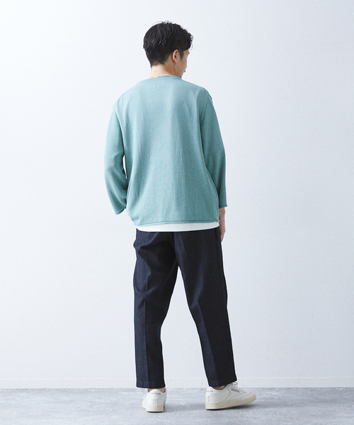 allery(アレリー)の「【allery / アレリ―】"リラックス" DENIM SLACKS(デニムパンツ・メンズ・ホワイト/ブルー系その他/ブルー・SMALL/MEDIUM/LARGE)」の8枚目の写真
