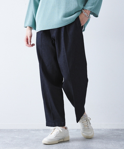 allery(アレリー)の「【allery / アレリ―】"リラックス" DENIM SLACKS(デニムパンツ・メンズ・ホワイト/ブルー系その他/ブルー・SMALL/MEDIUM/LARGE)」の7枚目の写真