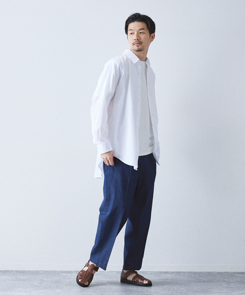 allery(アレリー)の「【allery / アレリ―】"リラックス" DENIM SLACKS(デニムパンツ・メンズ・ホワイト/ブルー系その他/ブルー・SMALL/MEDIUM/LARGE)」の18枚目の写真