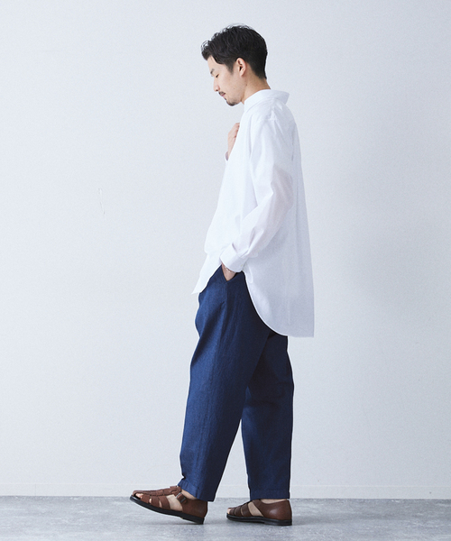 allery(アレリー)の「【allery / アレリ―】"リラックス" DENIM SLACKS(デニムパンツ・メンズ・ホワイト/ブルー系その他/ブルー・SMALL/MEDIUM/LARGE)」の19枚目の写真