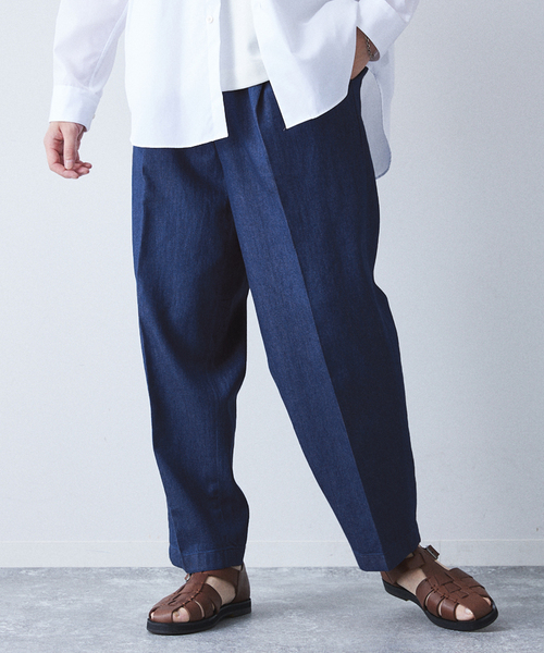 allery(アレリー)の「【allery / アレリ―】"リラックス" DENIM SLACKS(デニムパンツ・メンズ・ホワイト/ブルー系その他/ブルー・SMALL/MEDIUM/LARGE)」の20枚目の写真